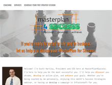 Tablet Screenshot of masterplan4success.com